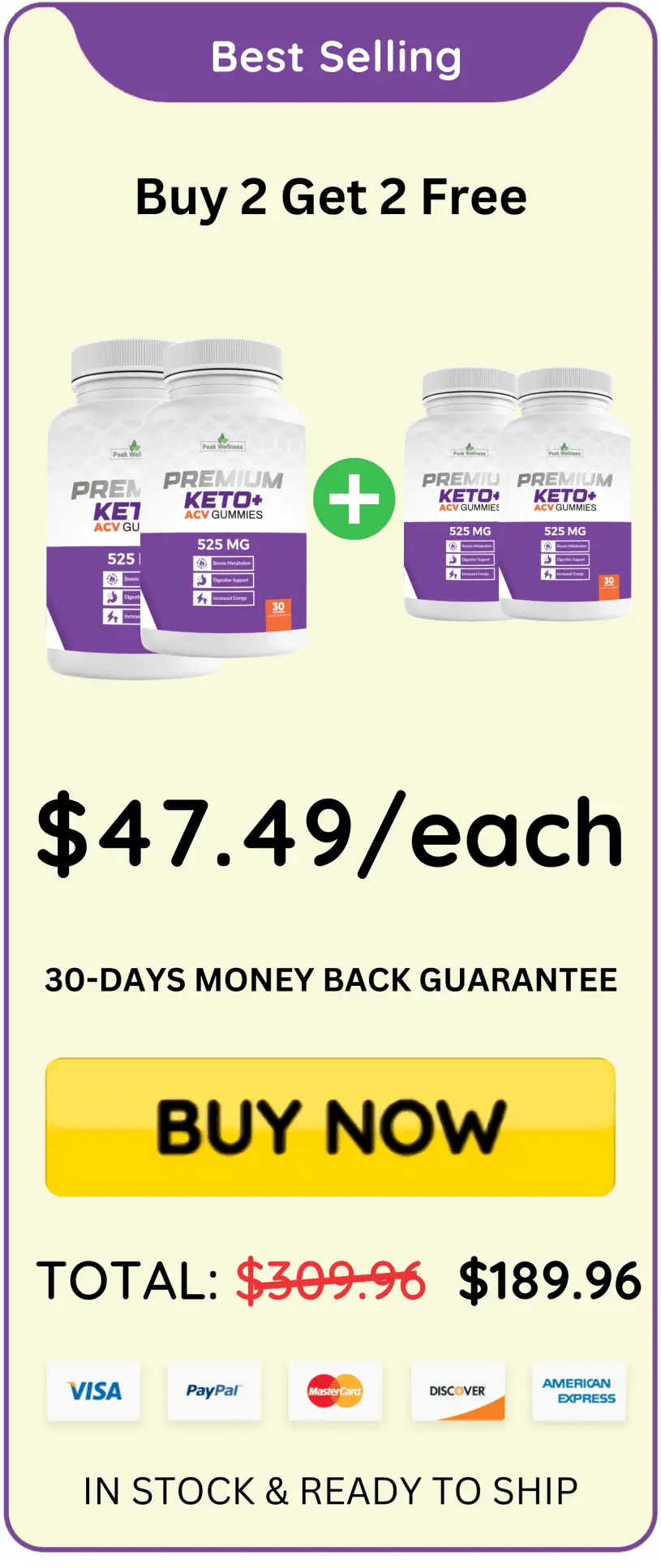 Premium Keto offer best price